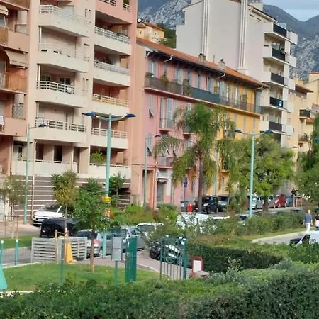 Studio Lumineux Avec Parking Proche Monaco, Nice, Plage Et Gare Menton Buitenkant foto